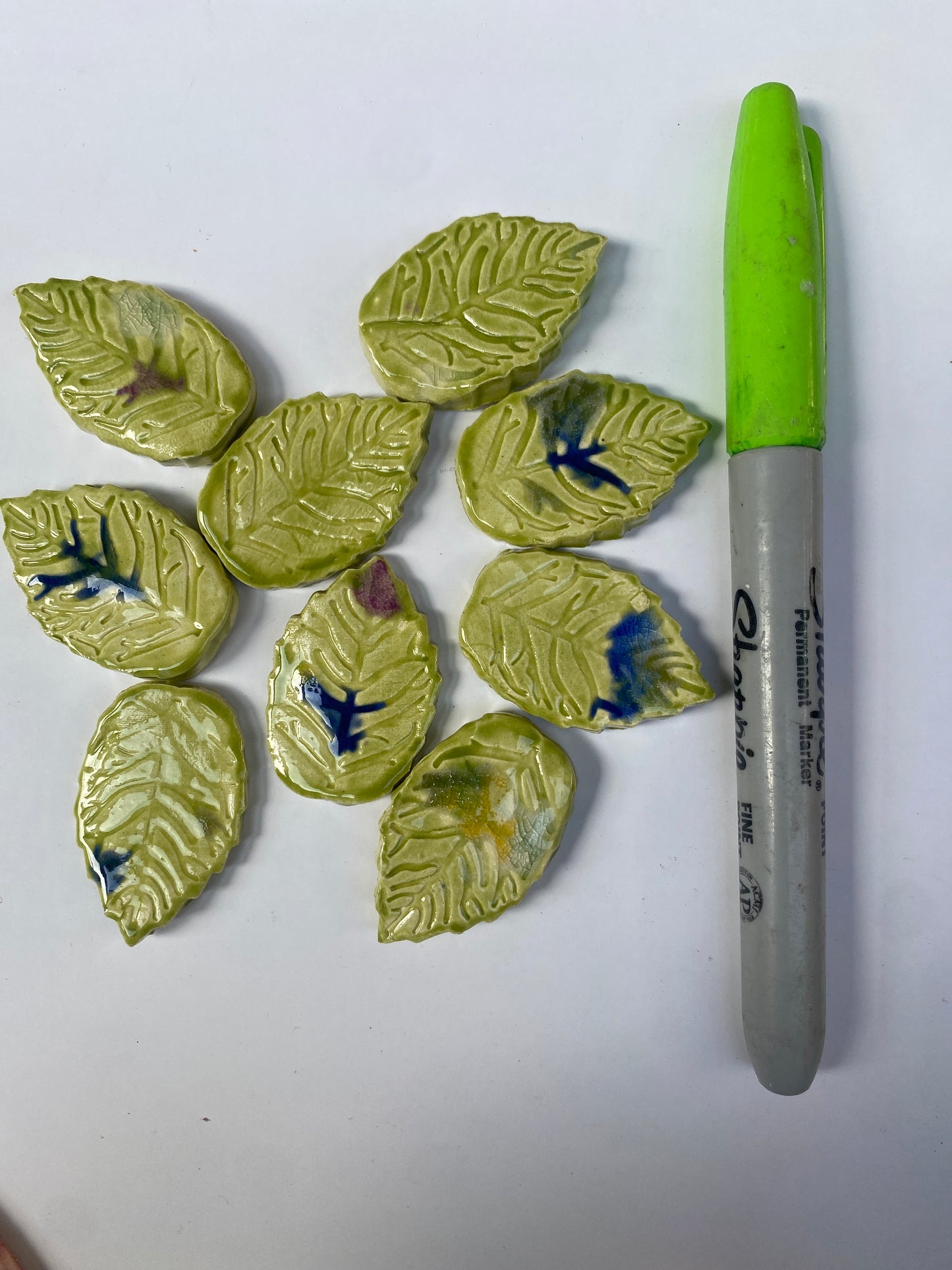 Clay Leaves: small