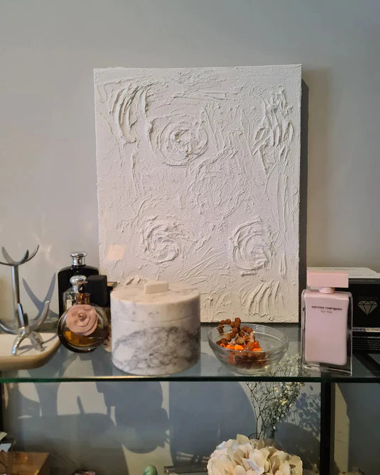 White Roses Artwork by Sebastian Bellino