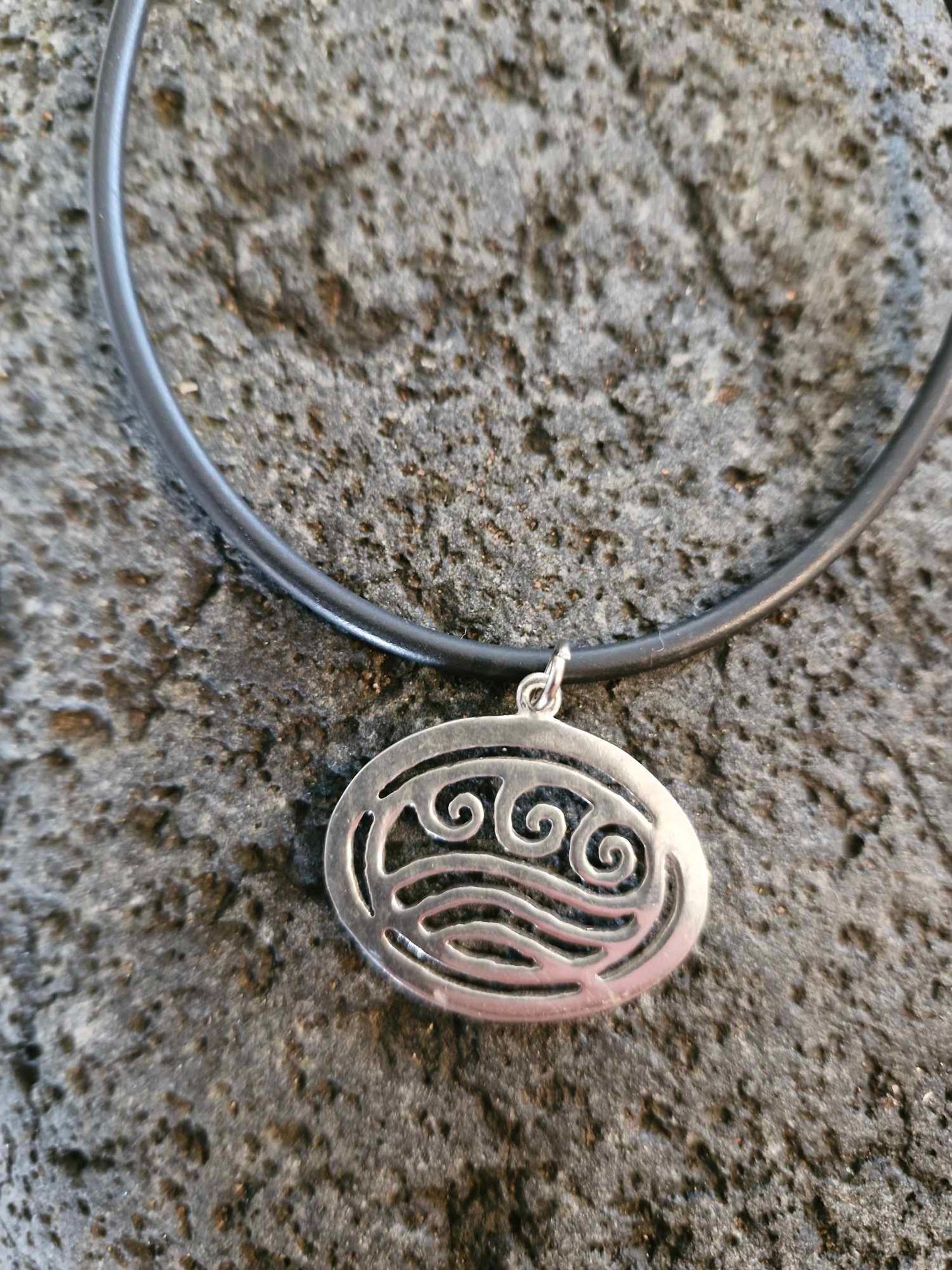 Wave Pendant necklace waterproof