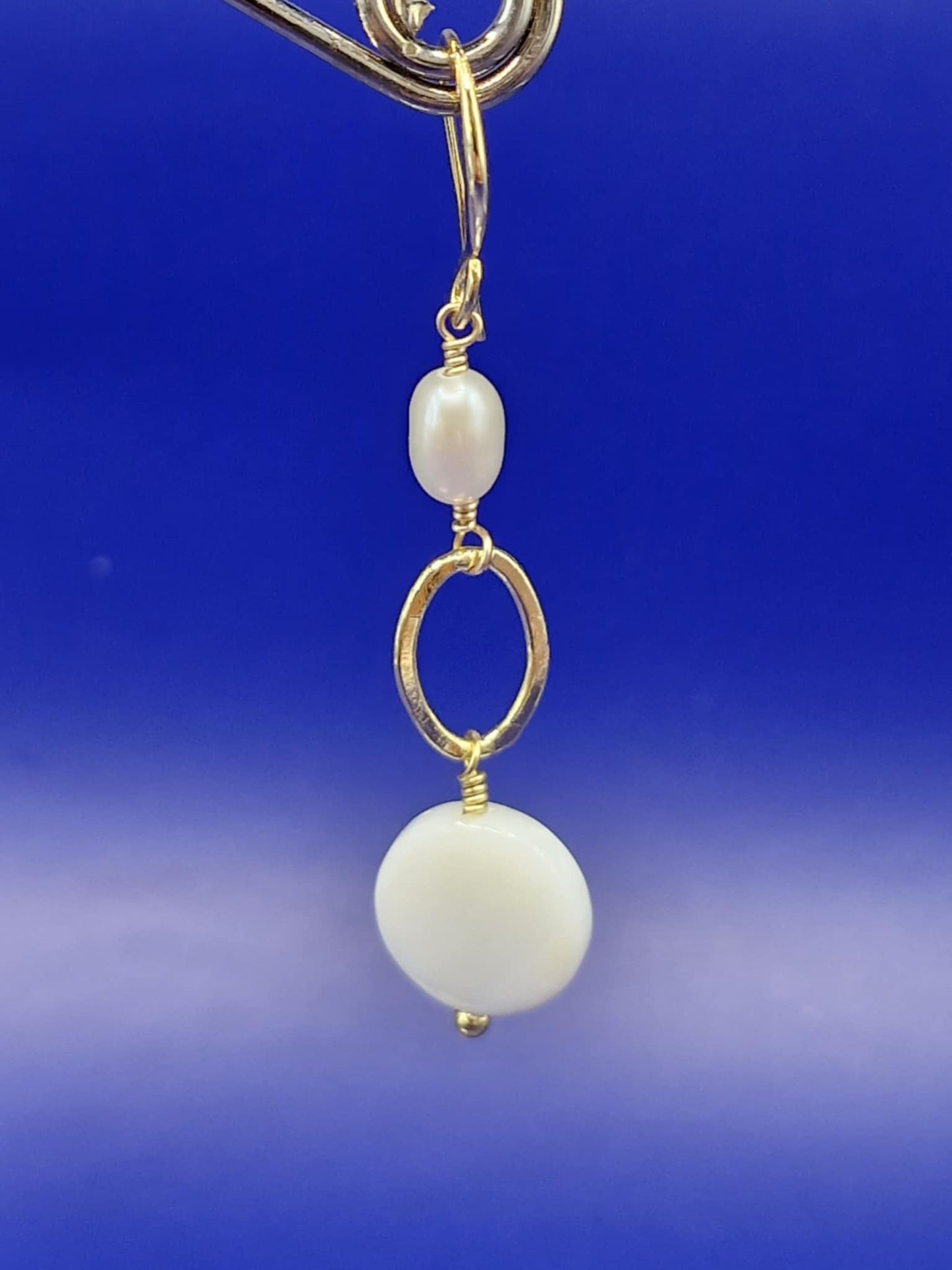 Shell and Pearl Earrings