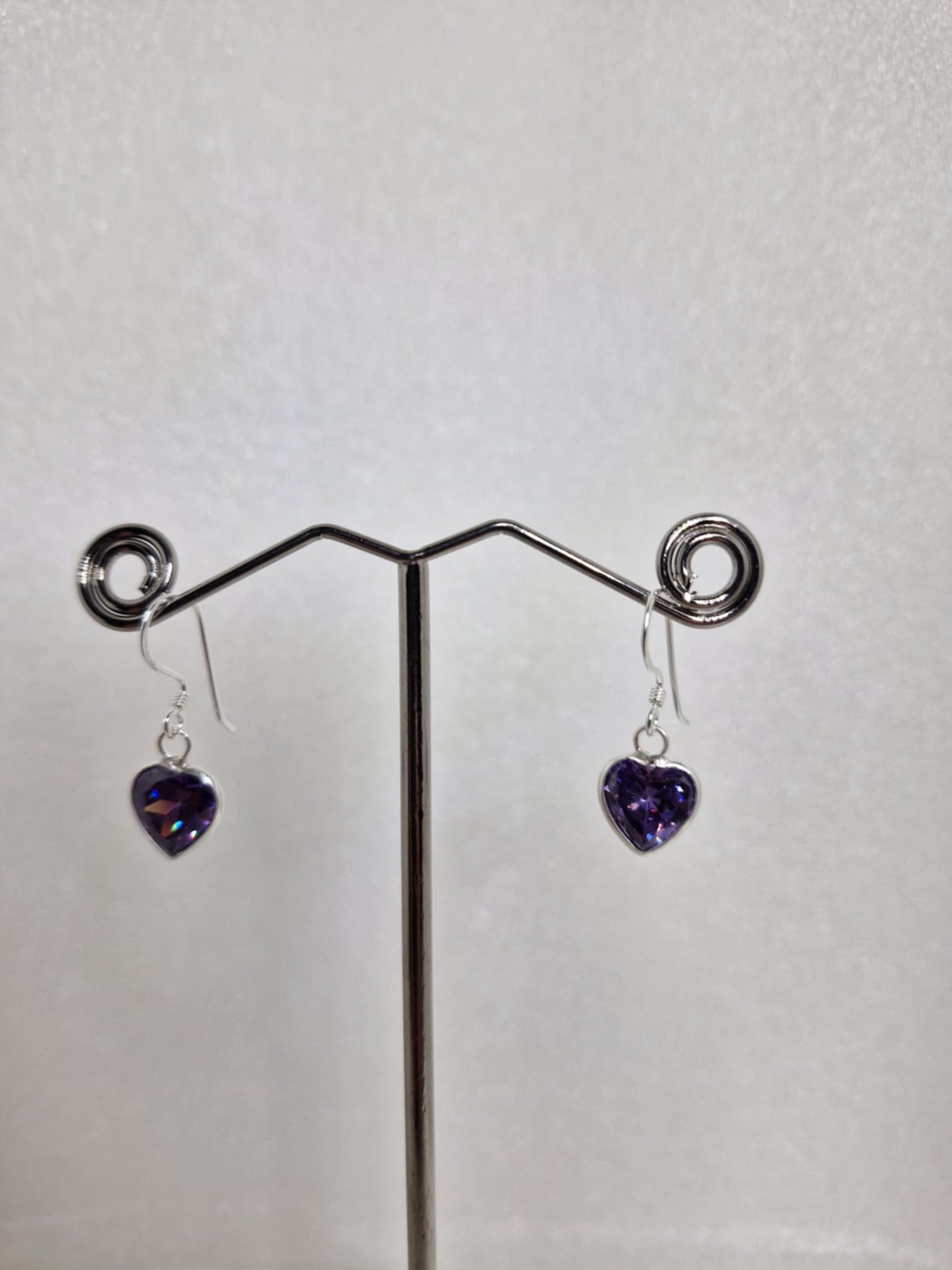 Silver Heart Earrings