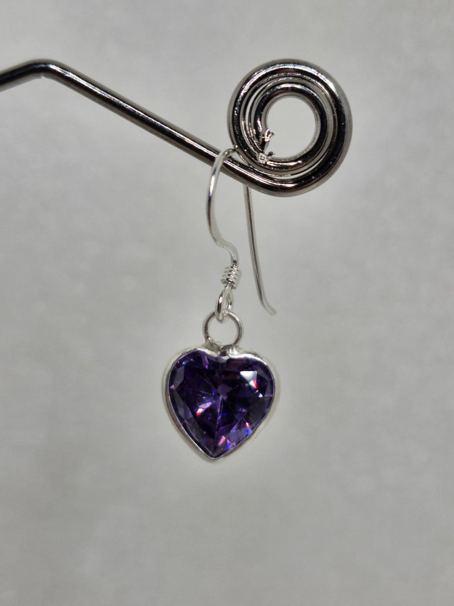 Silver Heart Earrings