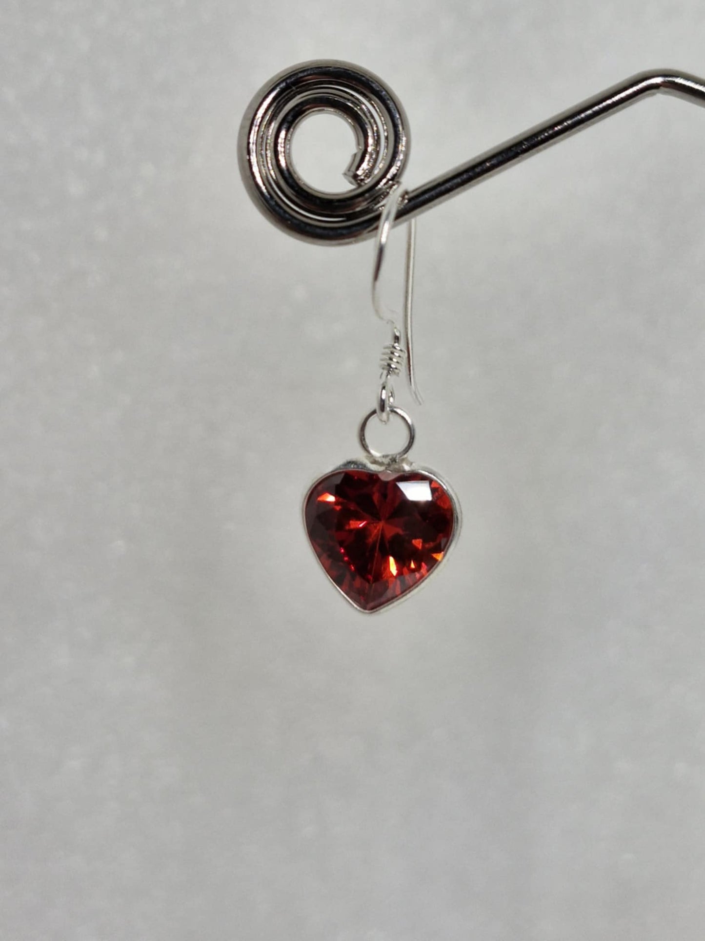 Silver Heart Earrings