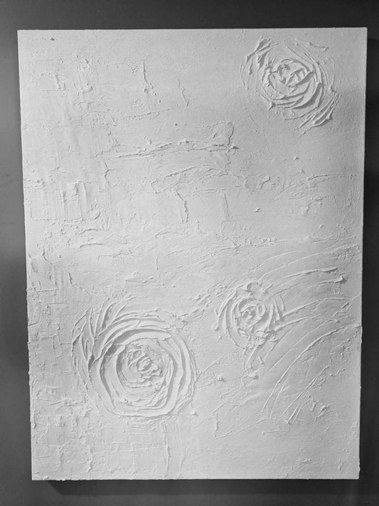 White Roses Artwork Large by Sebastian Bellino