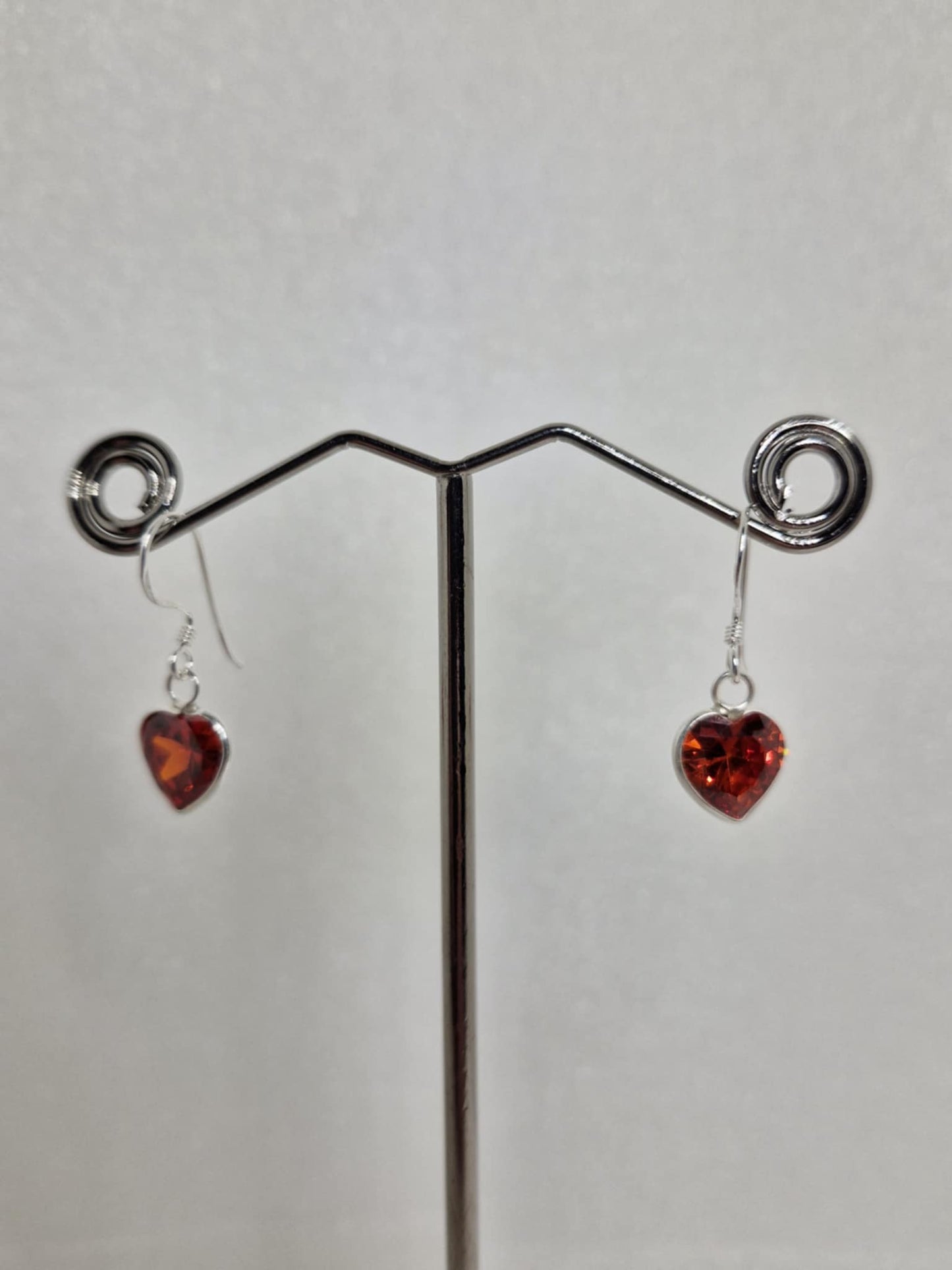 Silver Heart Earrings