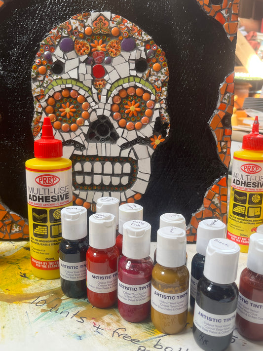 Ten tints plus free Prep Adhesive