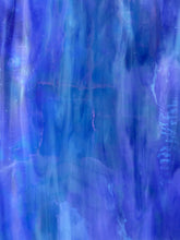 AG-IR-4B Iridised Blue Glass  25cm x 25cm sheet