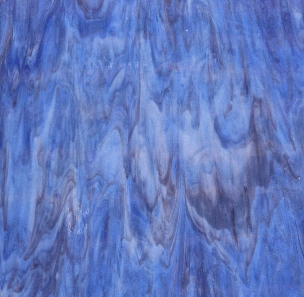 AG-OMG-4BI Blue Indigo Glass  25cm x 25cm sheet