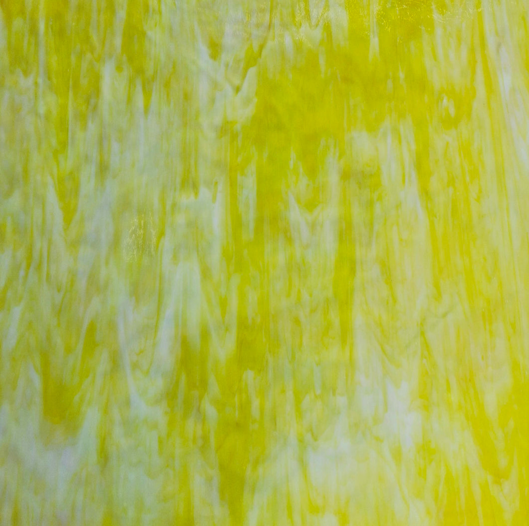 AG-OMG-6BY Bright Yellow Glass  25cm x 25cm sheet