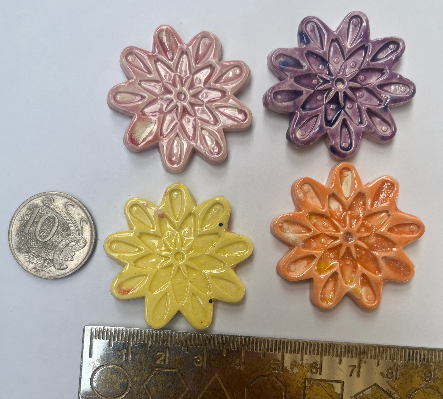 Clay Flowers4 cm