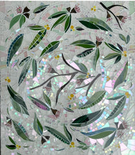 AG-IR-2WC Iridised Veil Glass  25cm x 25cm sheet