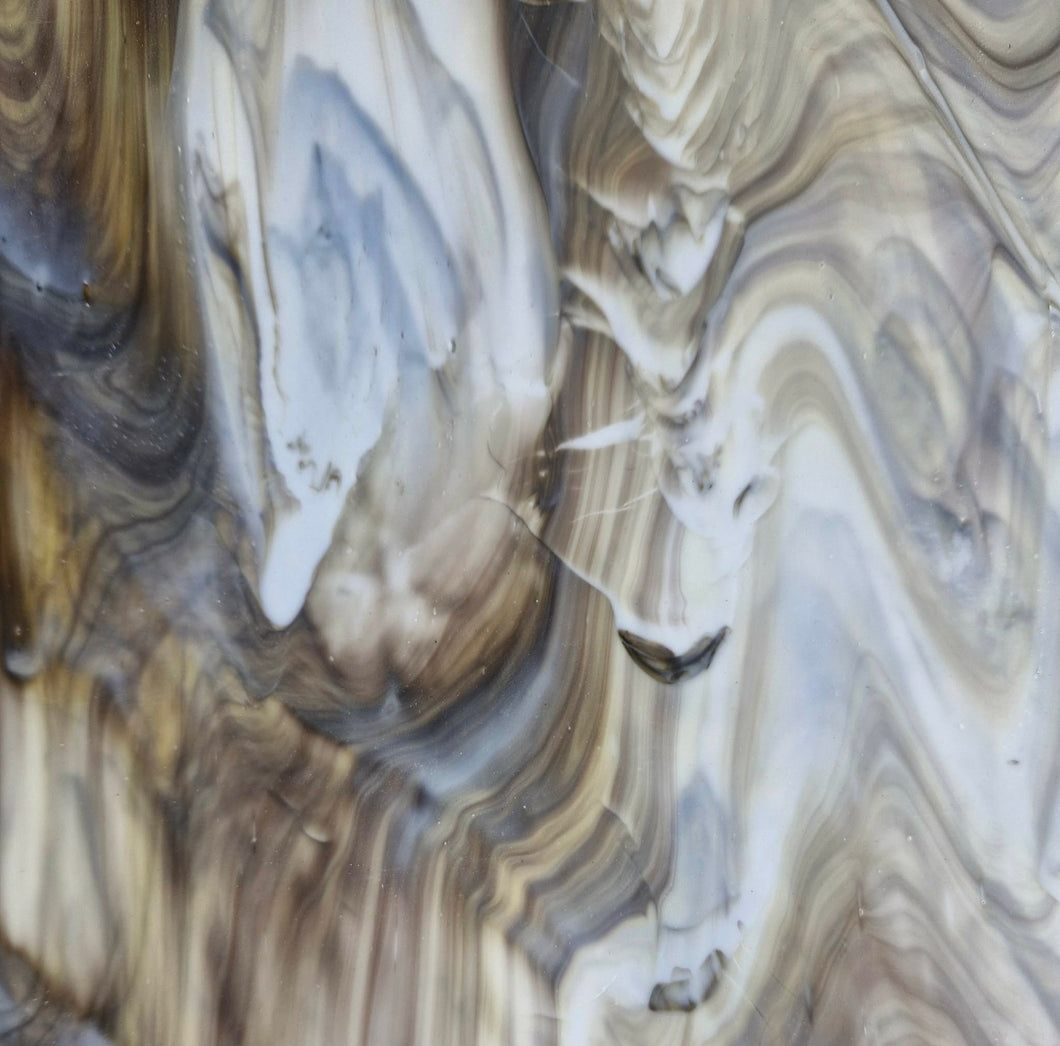 AG-OMG-13 Stracciatella Glass  25cm x 25cm sheet
