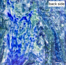 AG-OMG-4M Blue Mottle Glass  25cm x 25cm sheet