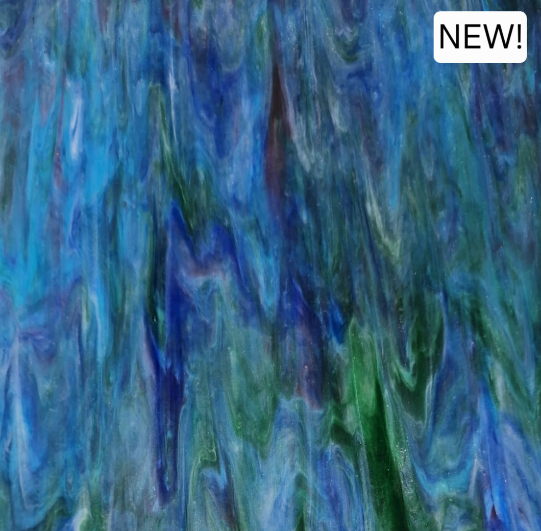AG-OMG-4MN  Monet Glass  25cm x 25cm sheet
